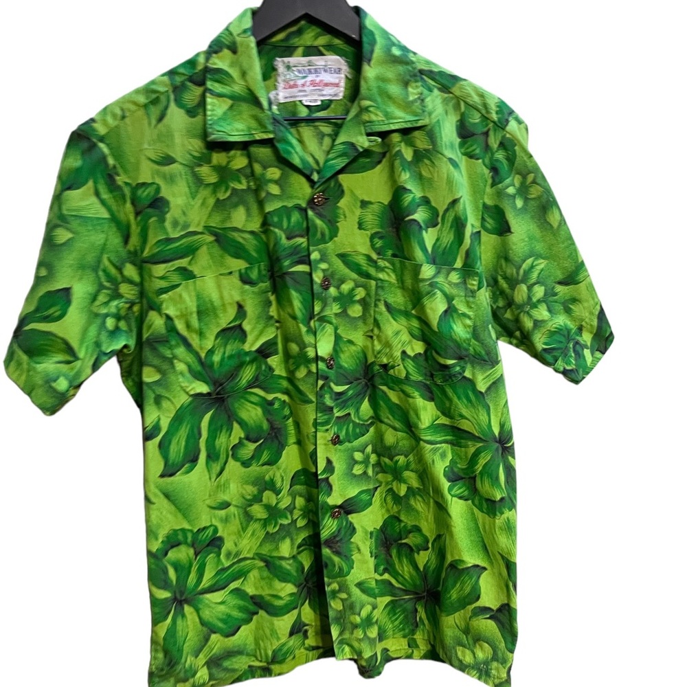 Vintage Dukes of Hawaii metallic 1960’s Hawaiian shirt - Picture 1 of 12